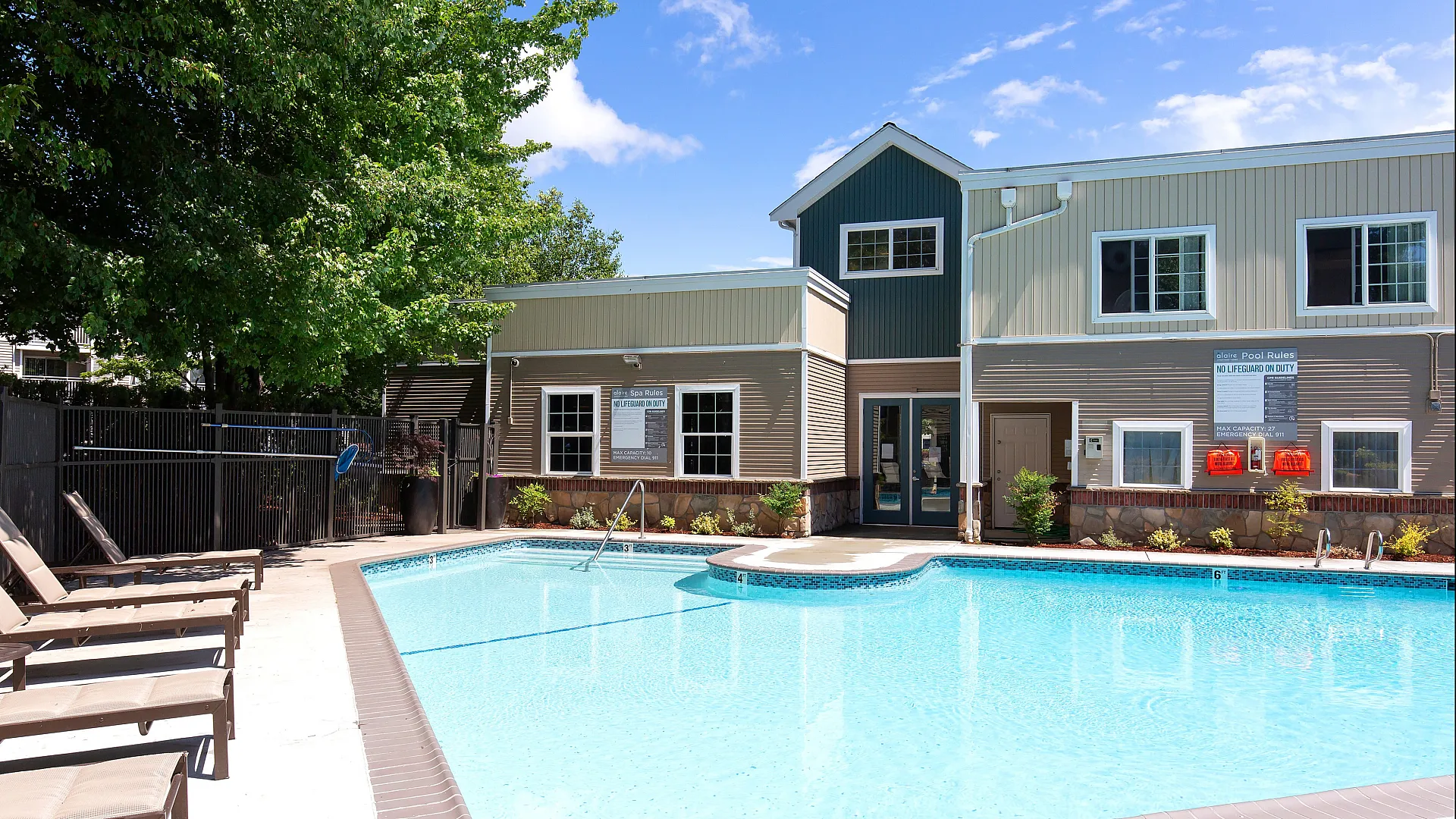 outdoor swimming pool