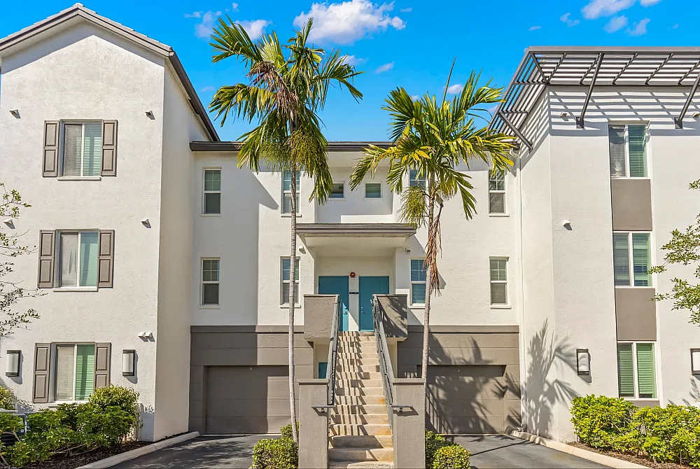 exterior apartment building