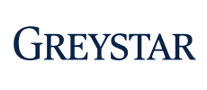 Elegant Greystar logo in sleek, bold typography, representing modern real estate excellence.