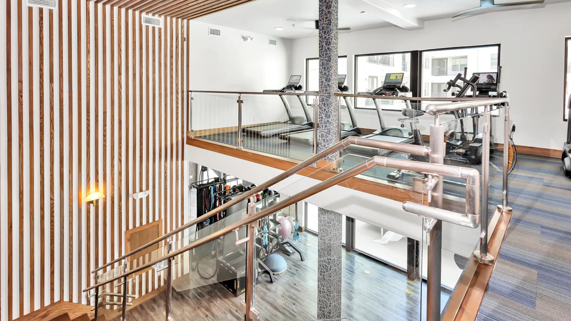 Two-Story Fitness Center