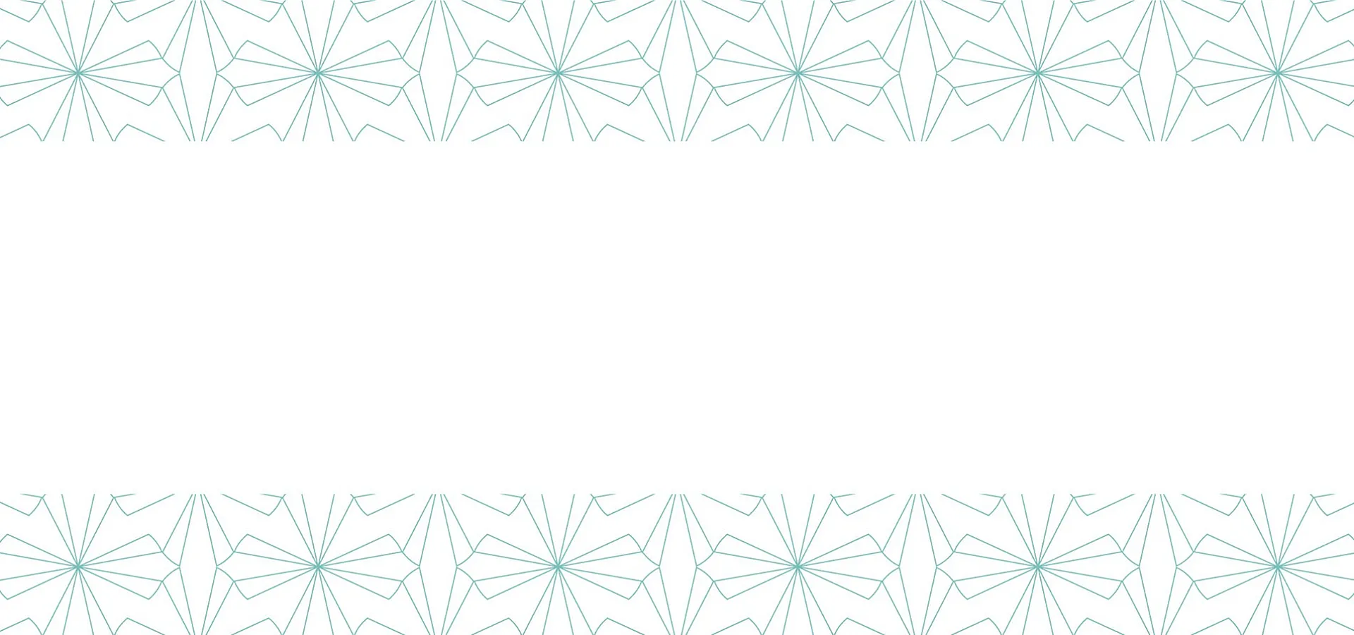 Elegant geometric pattern with intricate teal lines creating a dynamic, modern border design.