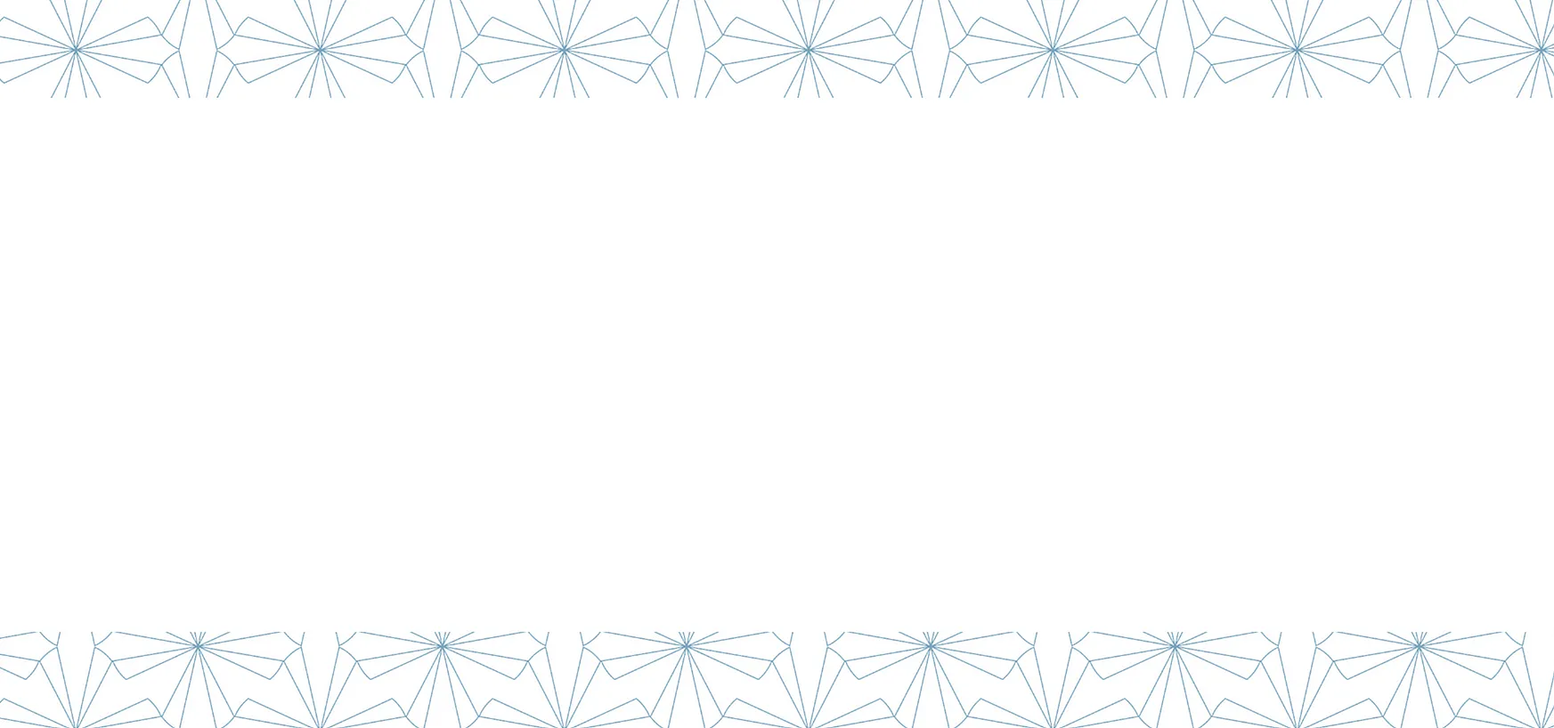 Elegant white background with a delicate blue geometric border design, perfect for adding a touch of sophistication to any space.