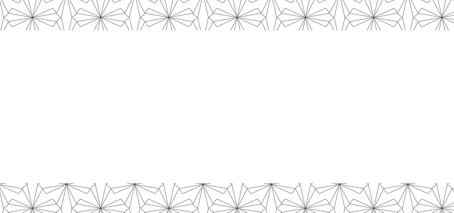 Elegant gray geometric floral pattern border design, perfect for adding sophistication and style.
