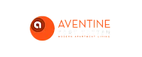 Vibrant Aventine Fort Totten logo showcasing modern urban living in an eye-catching design.