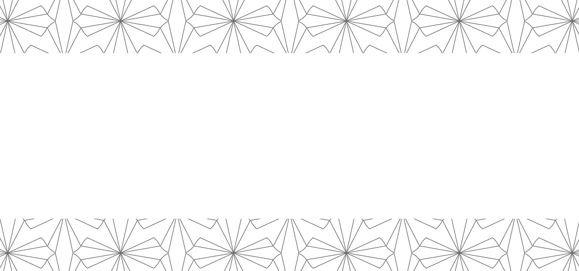 Elegant geometric line pattern with floral-inspired designs in a seamless border layout.