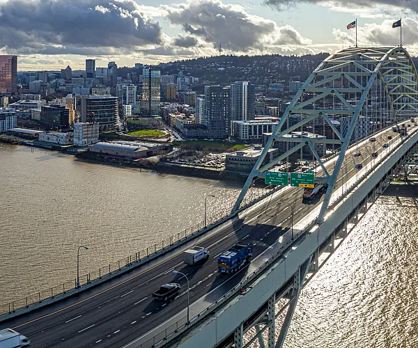 Waterline - Bridge and Cityscape