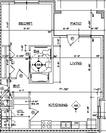 1 Bedroom 1 Bath Handicap
