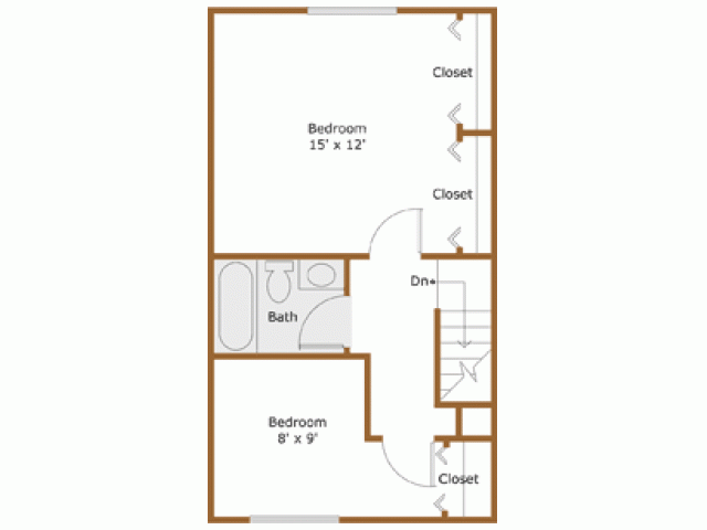2 Bedroom Townhouse