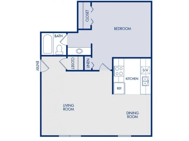 1 Bed 1 Bath