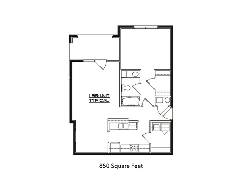 1 Bedroom 1 Bath