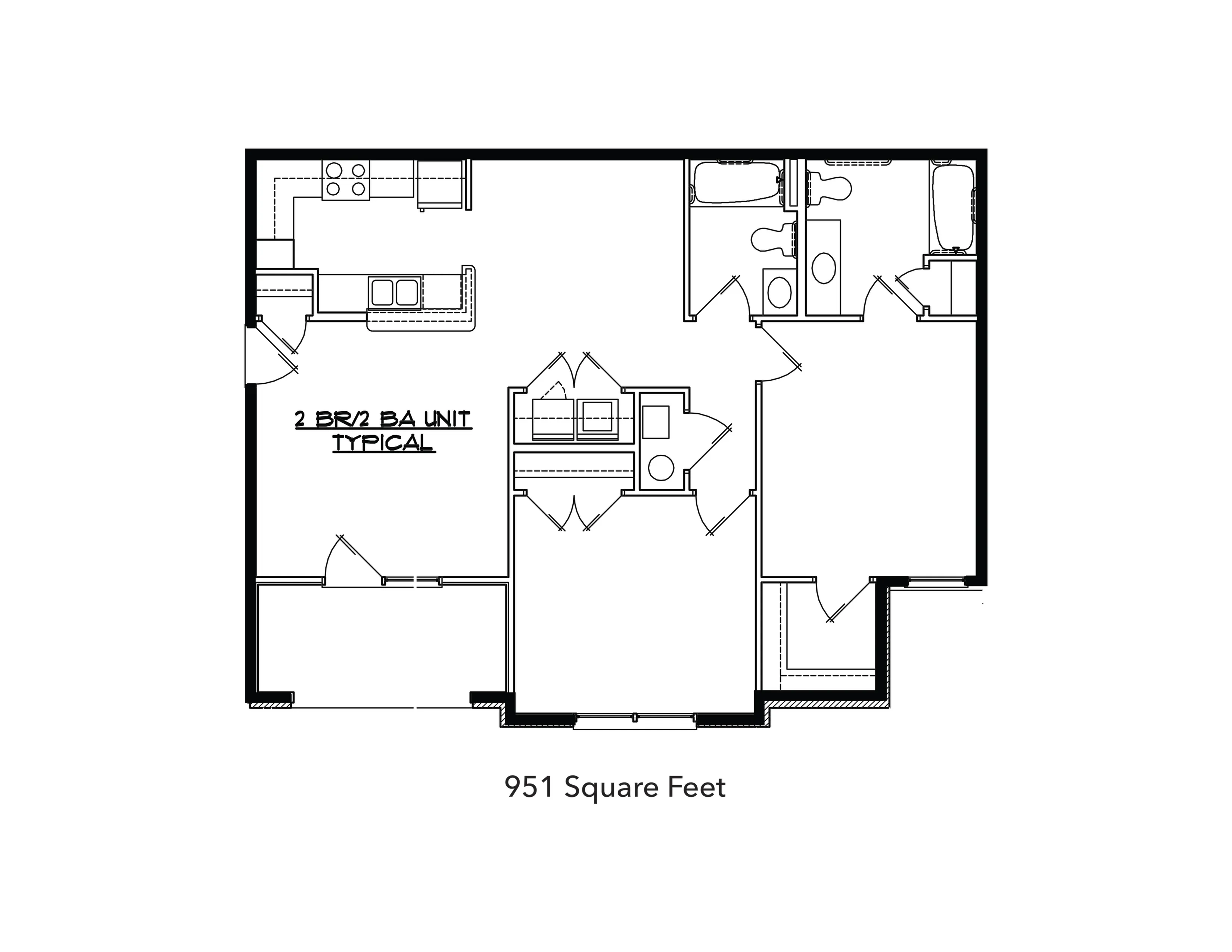 2 Bedroom 2 Bath