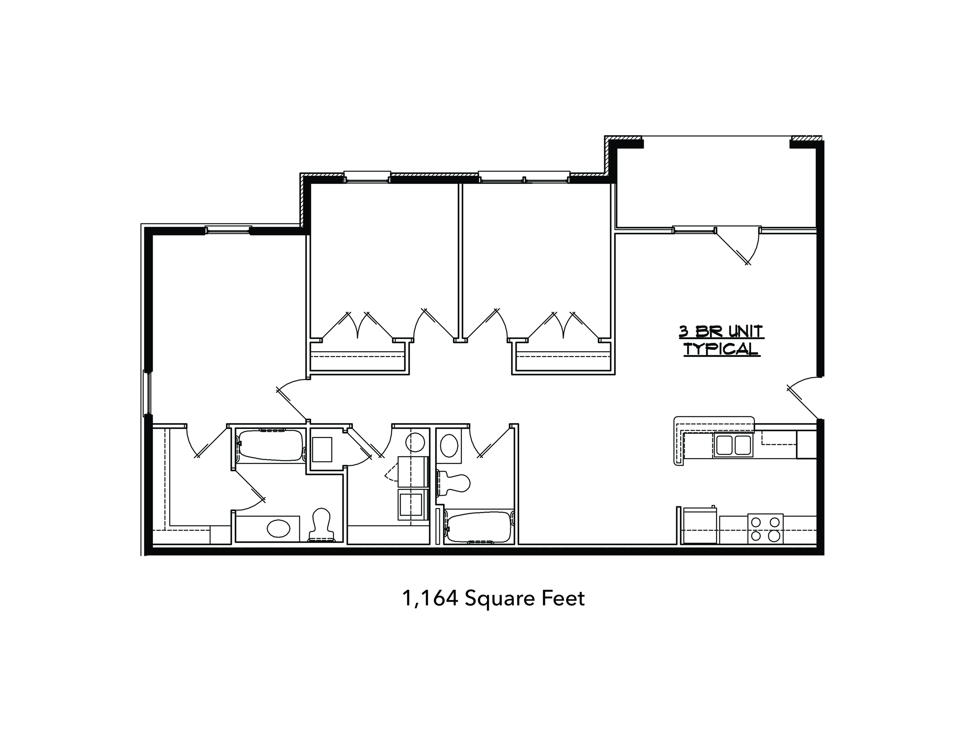 3 Bedroom 2 Bath