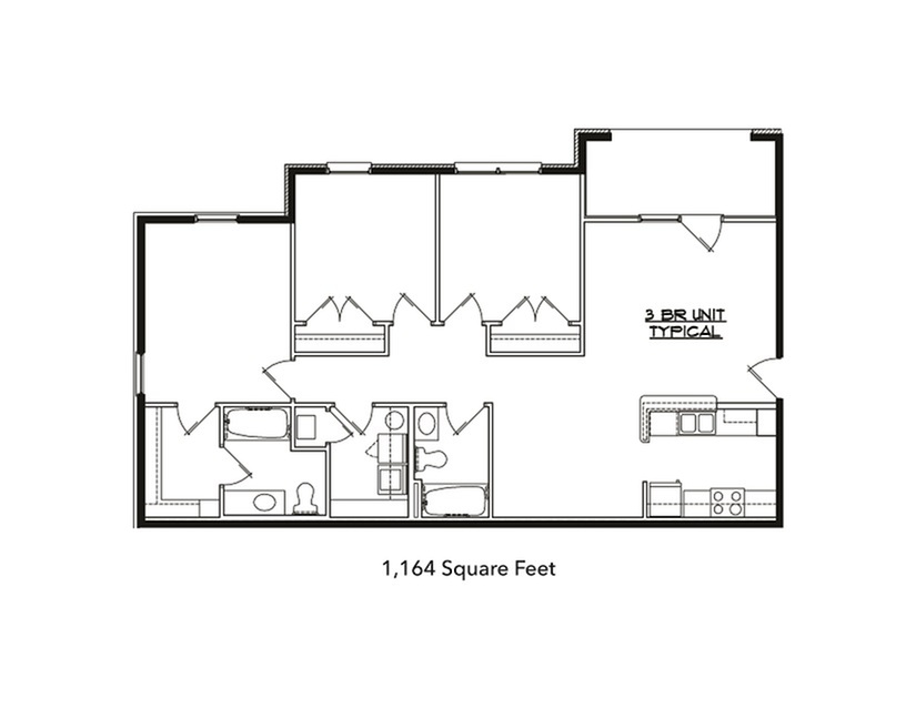 3 Bed 2 Bath