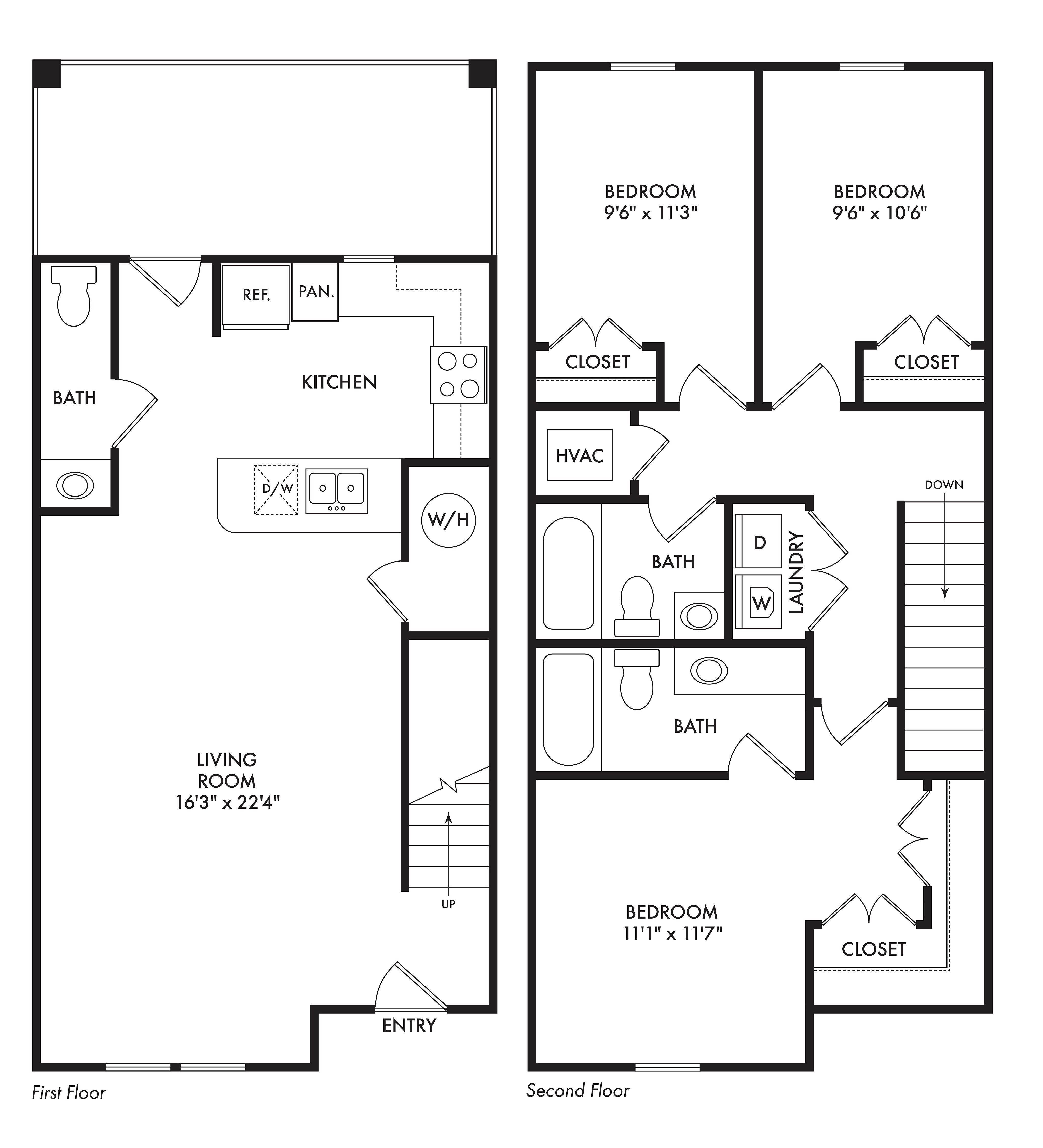 3 Bed 2 Bath