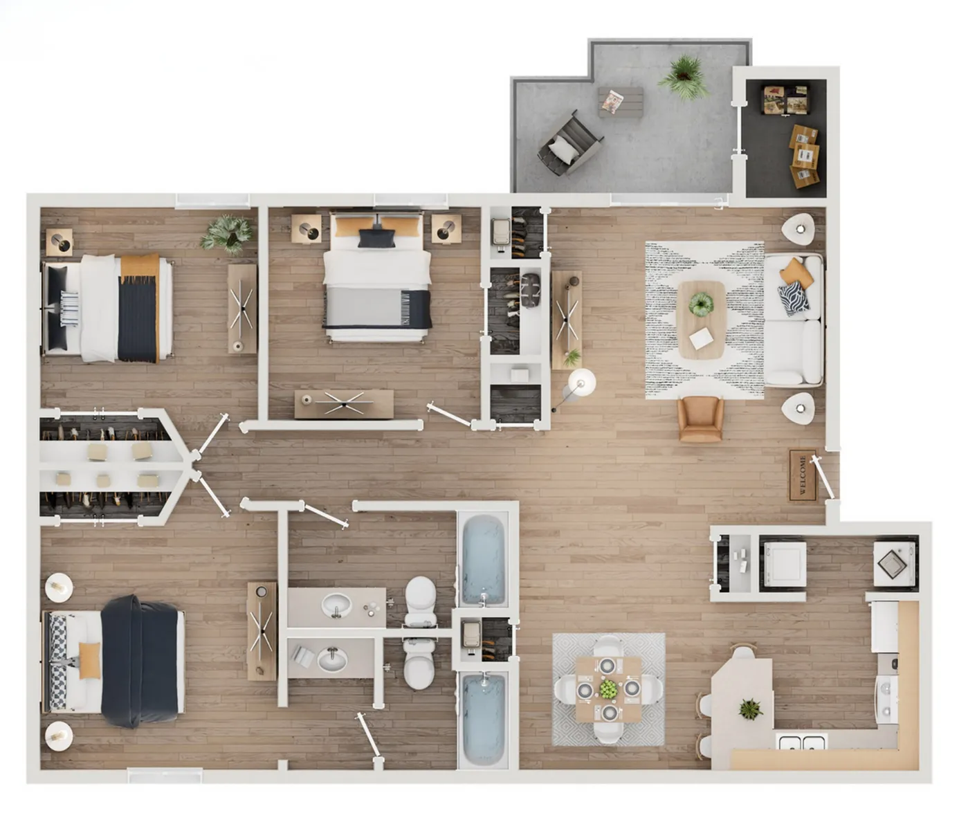 3 Bed/2 Bath