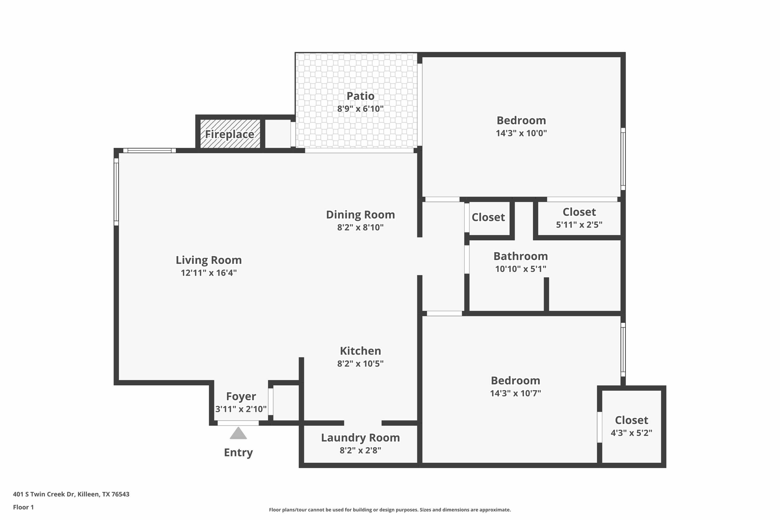 2X1 Lux Floorplan