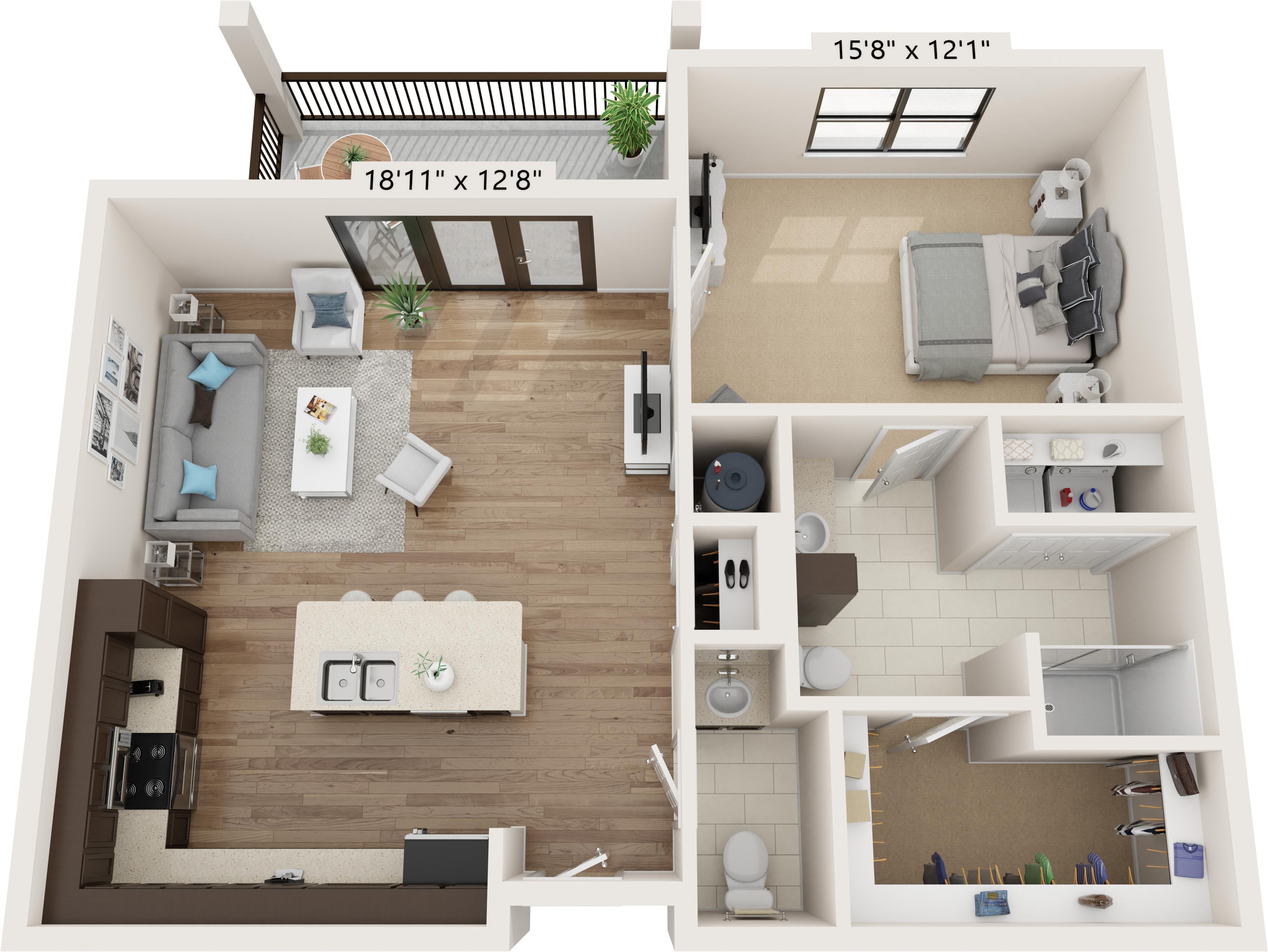 A4-V2 | 1x1 | 873 sq ft