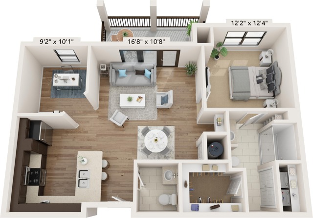A5 | 1x1 | 896 sq ft