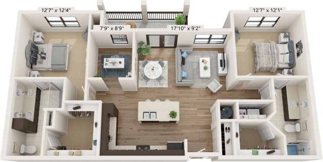 B4 | 2x2 | 1242 sq ft