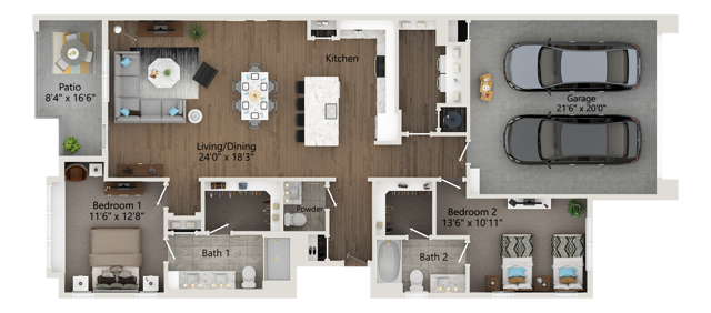 Cottage Floor Plan