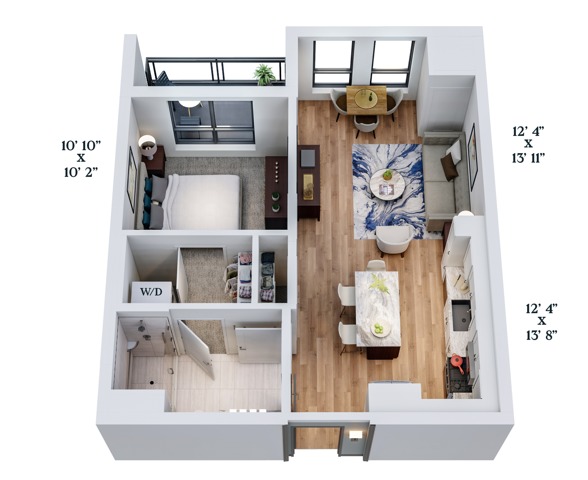 B4 | 1x1 | 660 sq ft