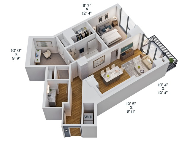 B8-DEN | 1.5x1 | 944 sf