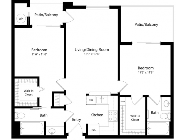 Descanso | 2 bed 2 bath | from 951 square feet
