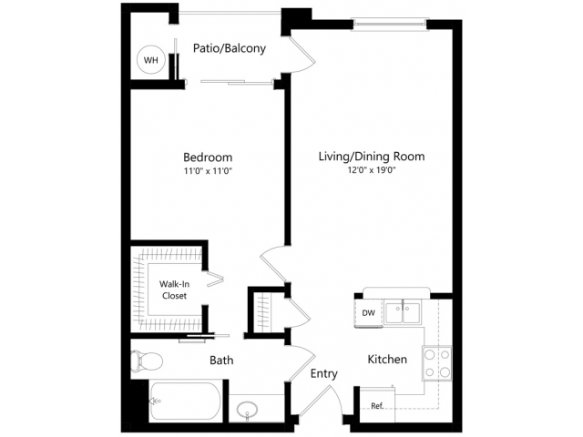 Bella | 1 bed 1 bath | from 648 square feet