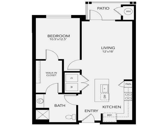 A1 ADA Floor Plan Image
