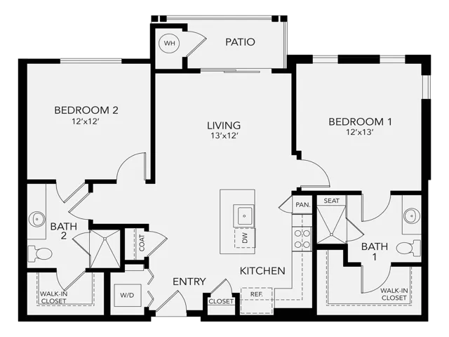 B1d Floor Plan Image
