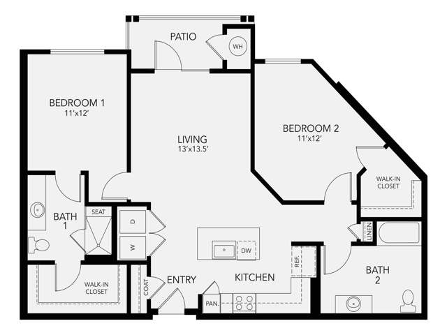 B3 ADA Floor Plan Image