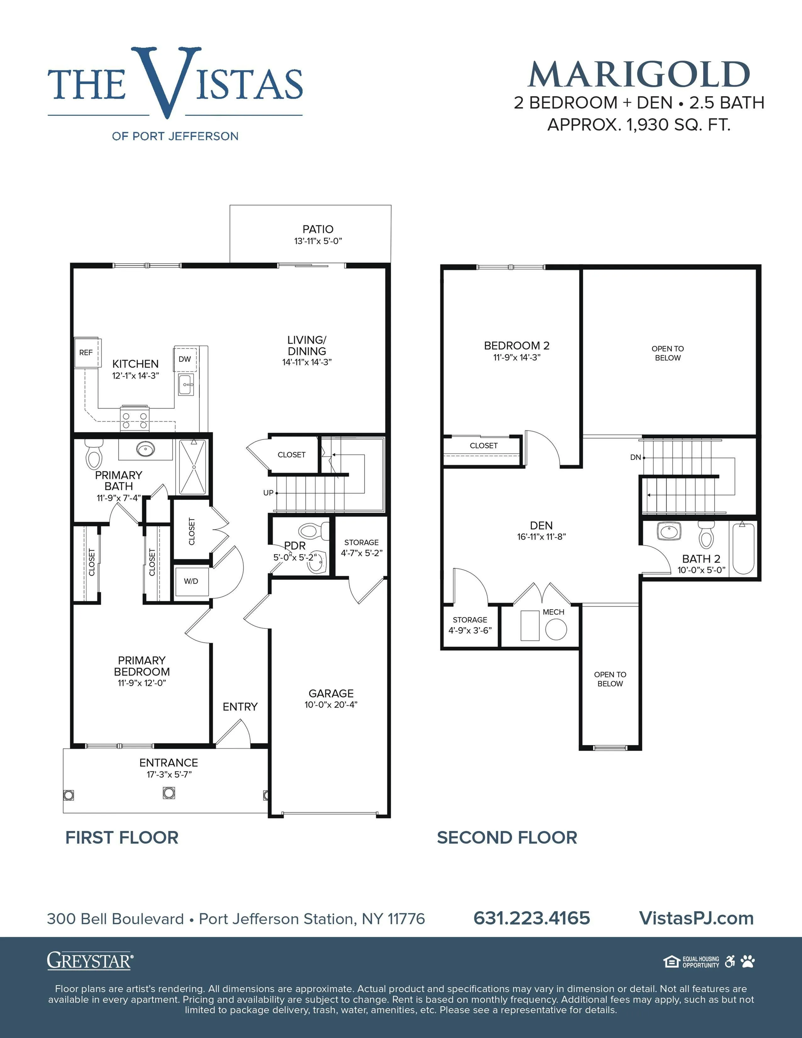Marigold Floor Plan