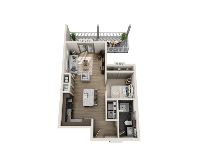 Overture Fair Ridge 62+ Active Adult Apartment Homes - A2.2