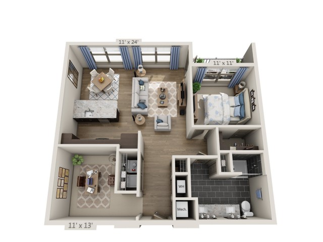 Overture Fair Ridge 62+ Active Adult Apartment Homes - A6-HC