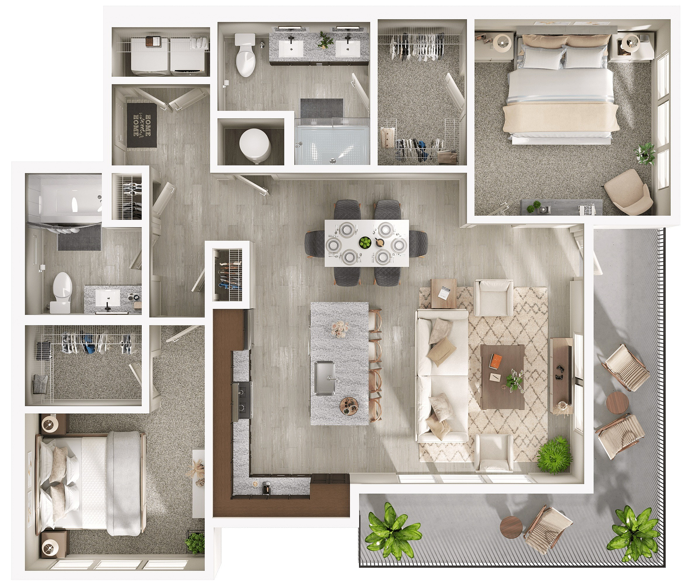 Spruce | 2x2 | 1220 sf