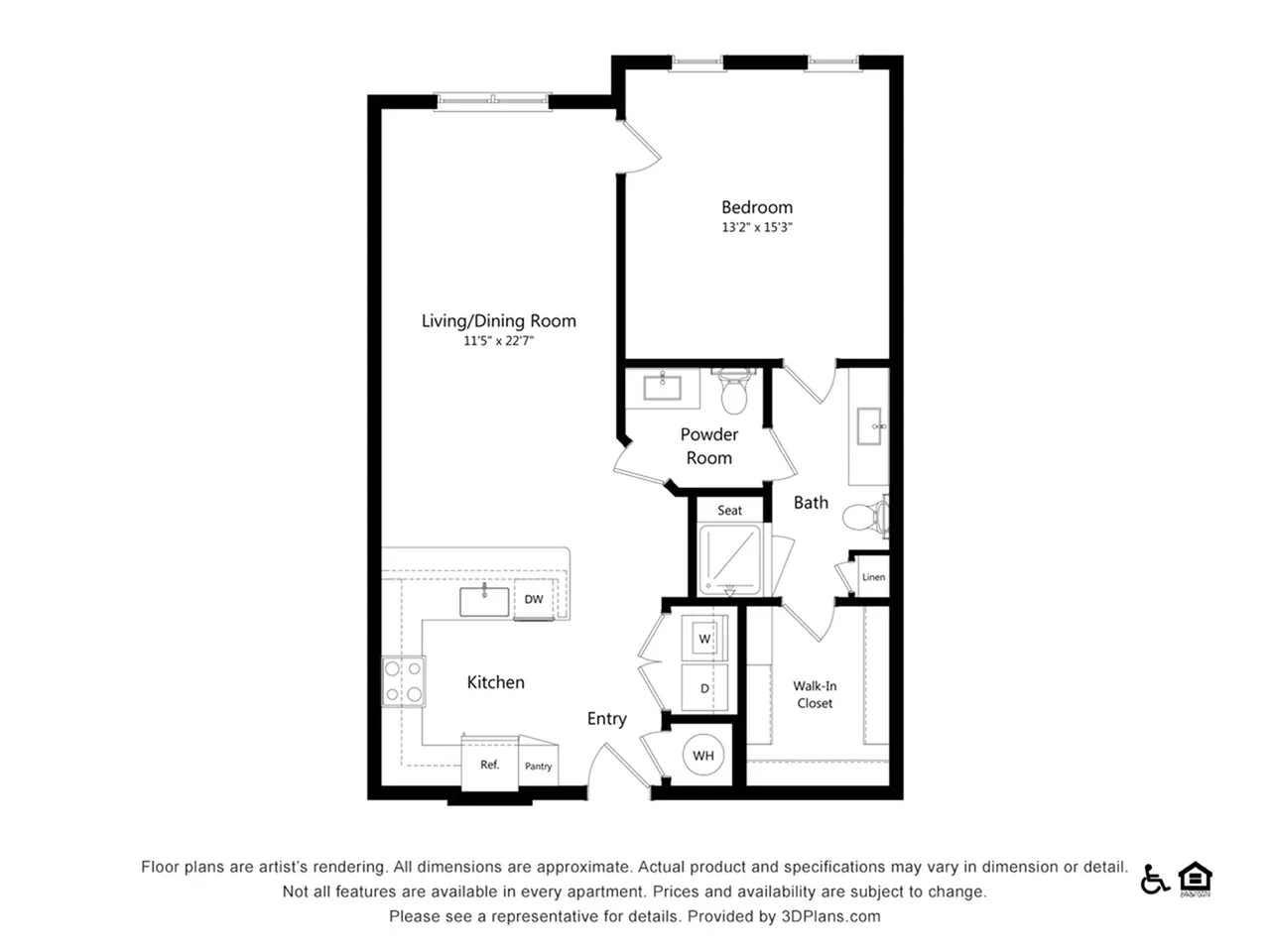 Everleigh Short Pump 55+ Active Adult Apartment Homes - A3 alt 6