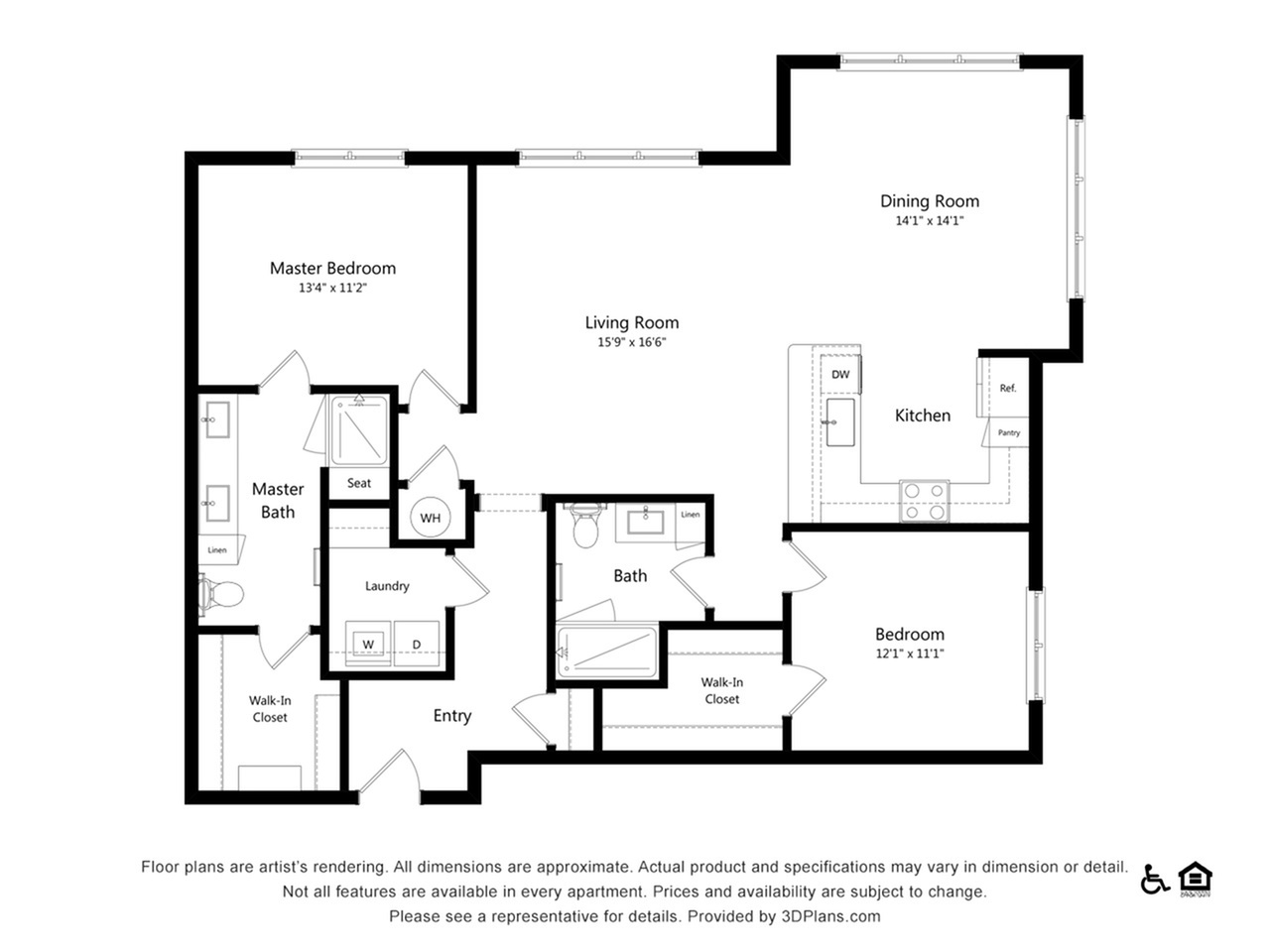 Everleigh Short Pump 55+ Active Adult Apartment Homes - B3 alt 2
