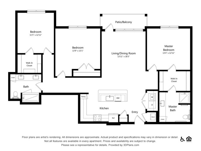 Everleigh Short Pump 55+ Active Adult Apartment Homes - C1-HC