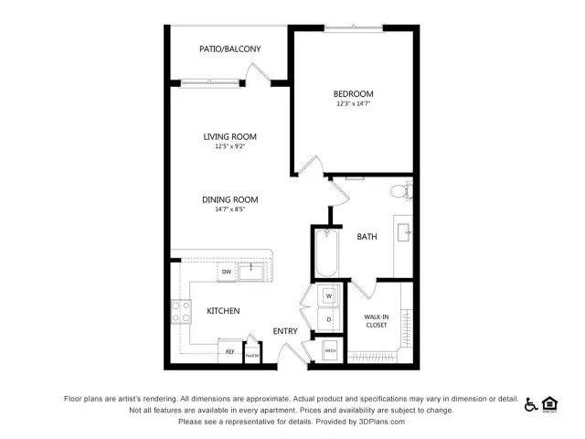 Everleigh Lakeline 60+ Active Adult Apartment Homes - A3-HC