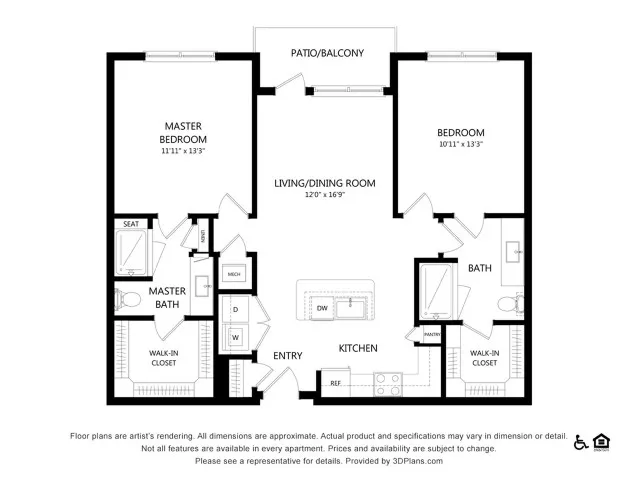Everleigh Lakeline 60+ Active Adult Apartment Homes - B1B