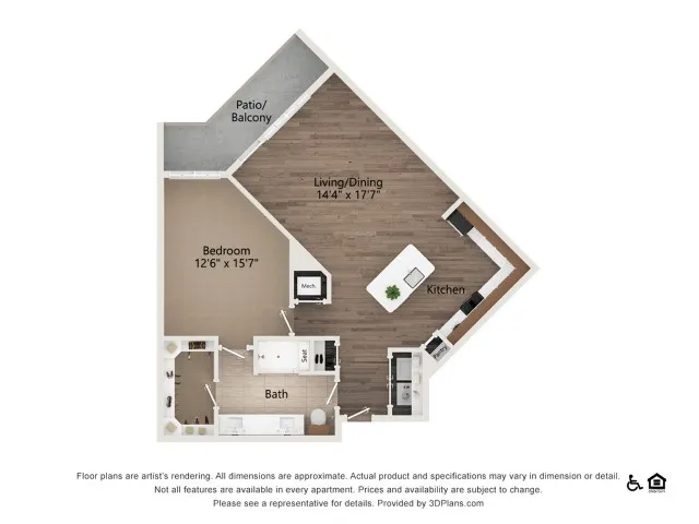 Everleigh Lakeline 60+ Active Adult Apartment Homes - A4