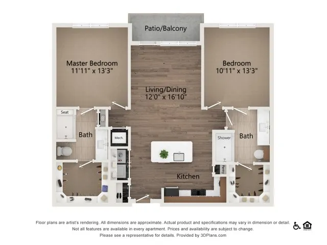 Everleigh Lakeline 60+ Active Adult Apartment Homes - B1
