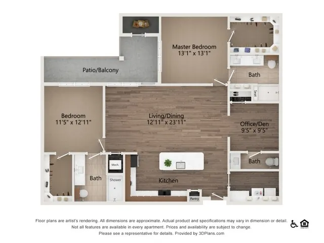 Everleigh Lakeline 60+ Active Adult Apartment Homes - B4