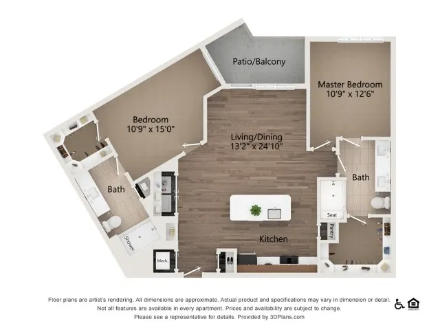 Everleigh Lakeline 60+ Active Adult Apartment Homes - B6