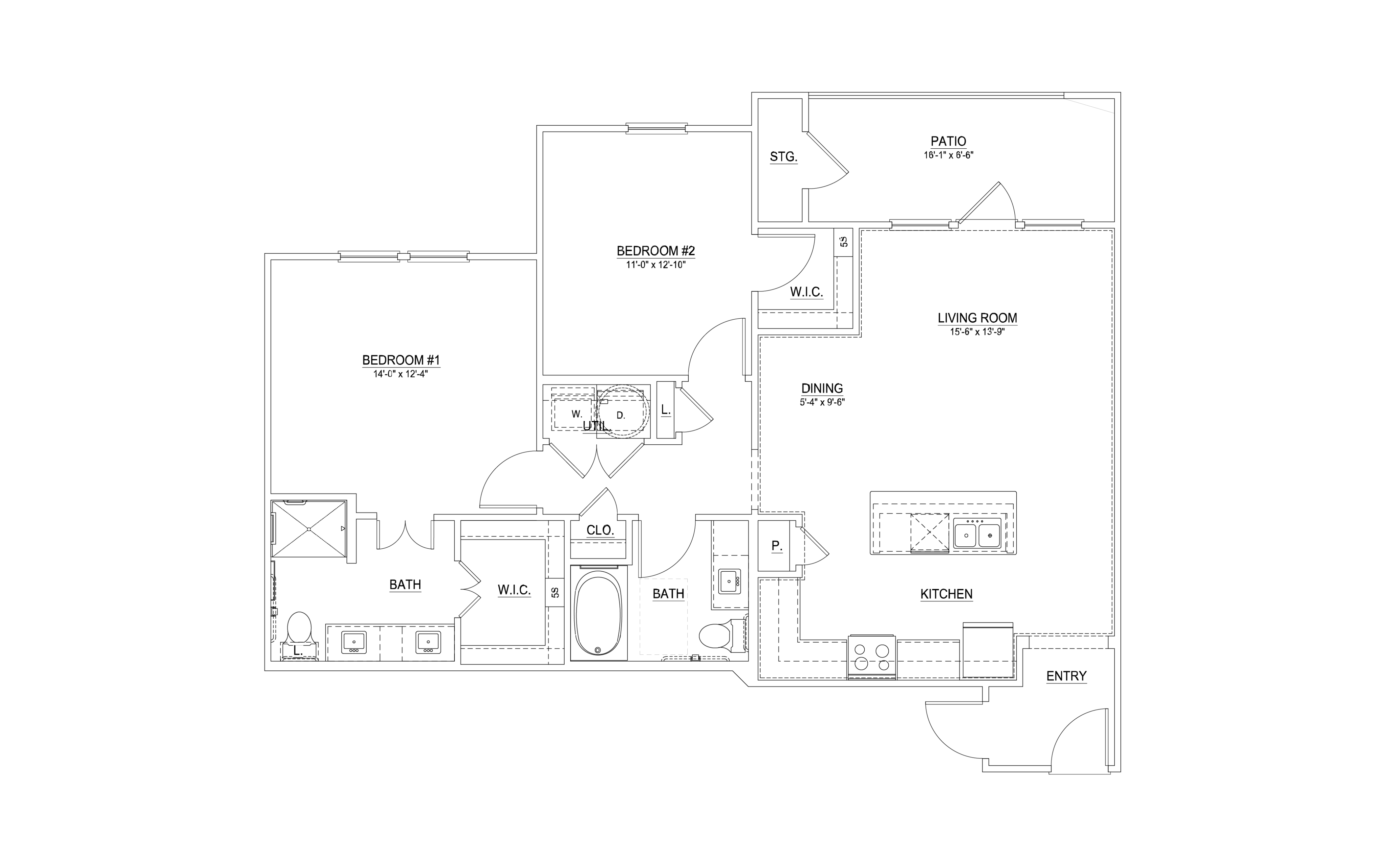 B4 | 2x2 | 1152 sf