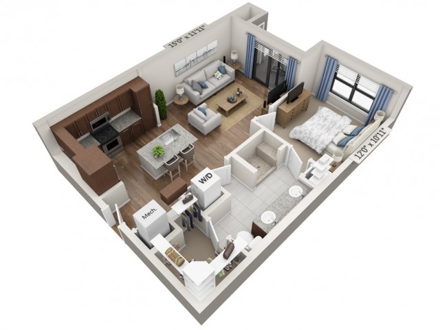 Cadence | 1 bed 1 bath | from 739 square feet