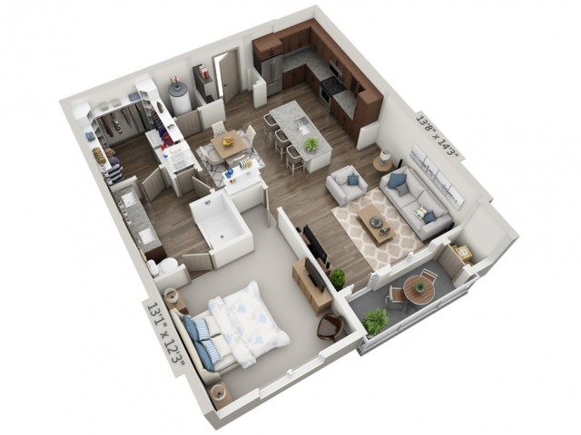 Espressivo | 1 bed 1 bath | from 853 square feet