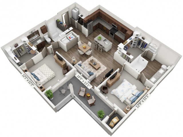 Sonata | 2 bed 2 bath | from 1156 square feet