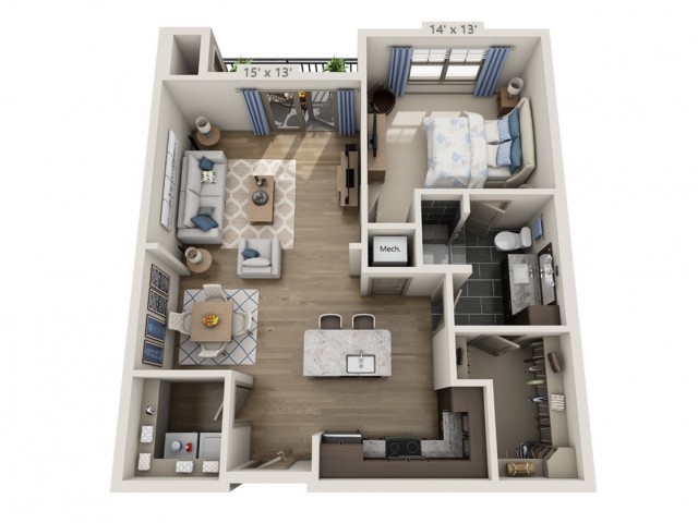 Lennon | 1 bed 1 bath | from 856 square feet