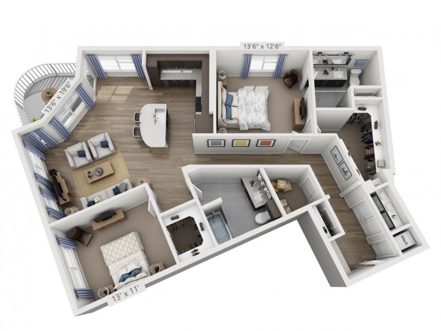 Lennon | 2 bed 2 bath | from 1403 square feet